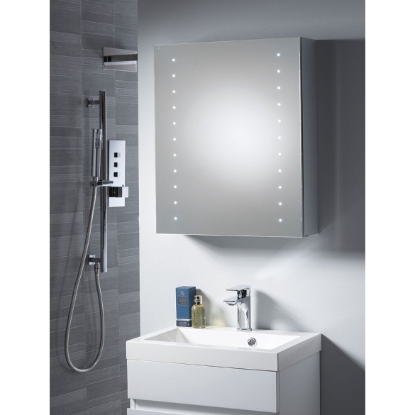 Stratus 500 x 600 x 140mm Mirrored Cabinet